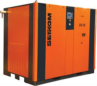 COMPRESOR SVK 100 VSD CU CINTURĂ SCURTĂ - CU INVERTER