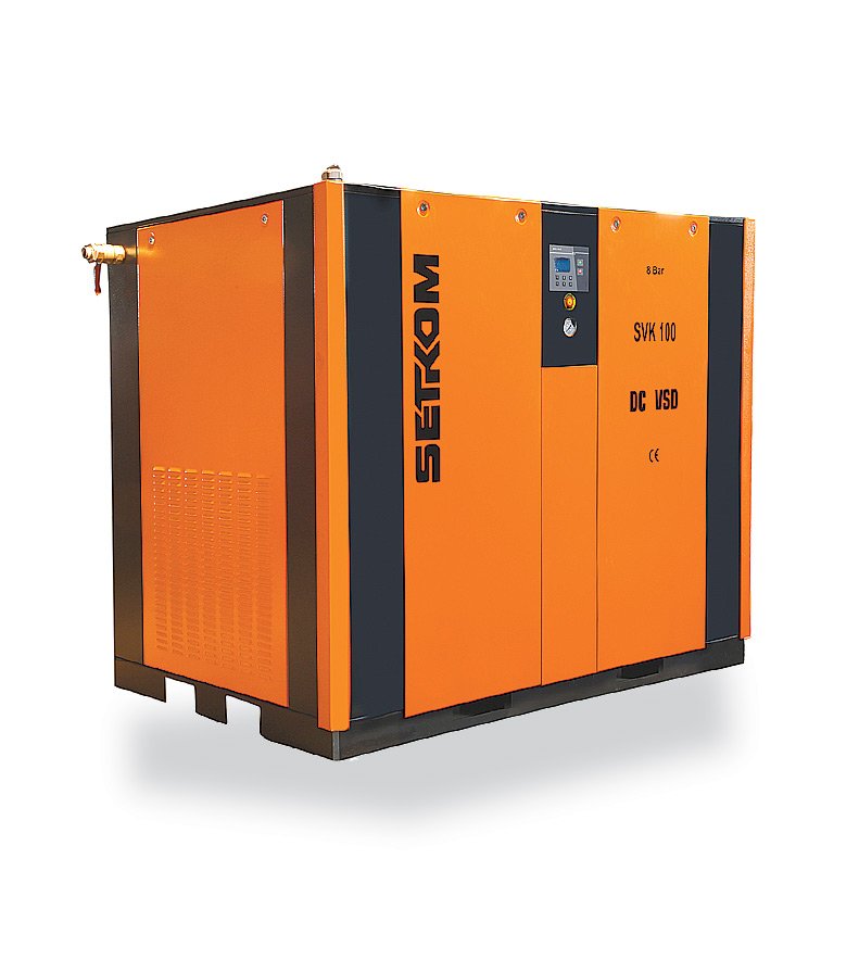 SVK 100 DC VSD DIRECT COUPLED SCREW COMPRESSOR - INVERTER